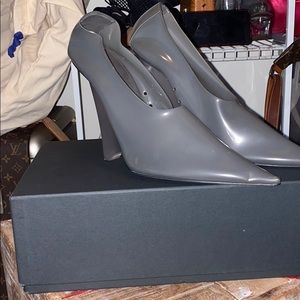 Yeezy wedge pumps. Never worn.
